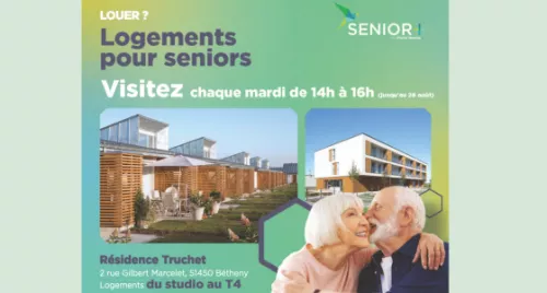 Découvrez nos logements pour séniors : permanence tous les mardis de 14h à 16h à Bétheny