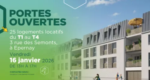 JPO - Vendredi 16 janvier de 13h à 17h à 3 rue des Semonts Epernay