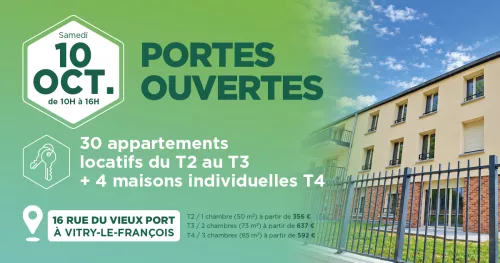 Visuel Portes Ouvertes samedi 10 octobre Vitry le Francois