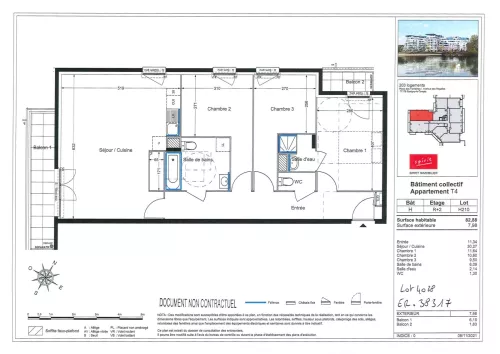 Appartement T4 - ER.38317