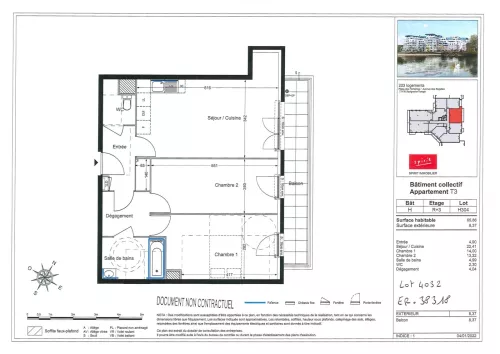 Appartement T3 - ER.38318