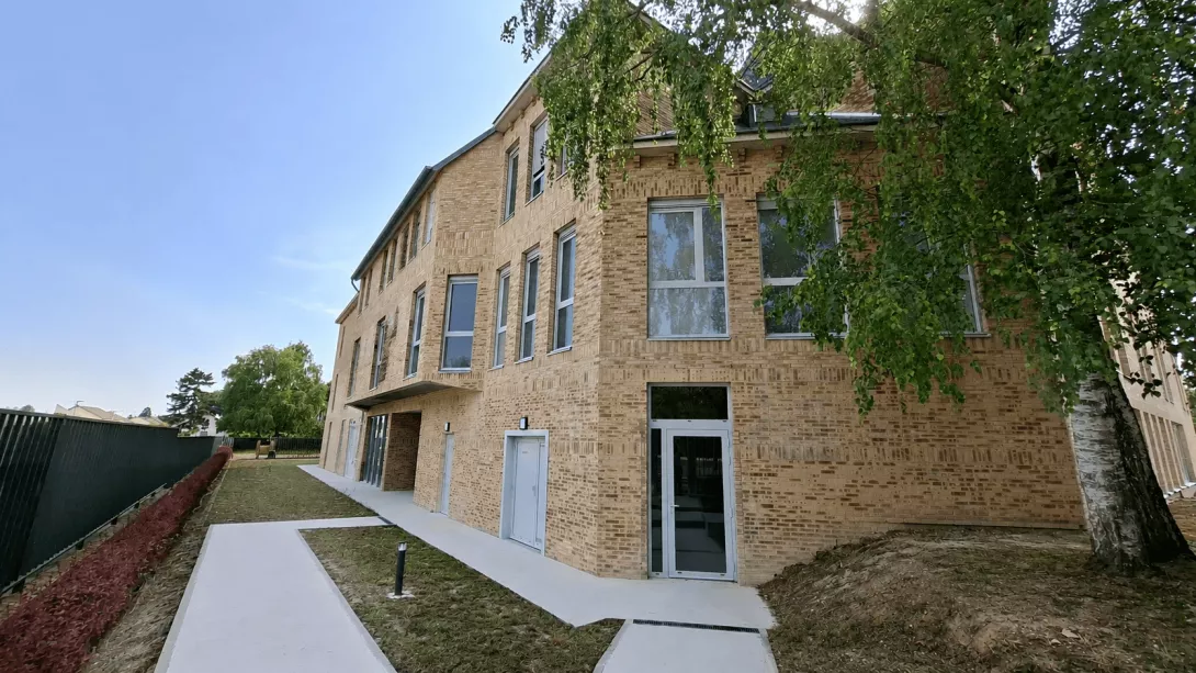 façade et jardin residence patton