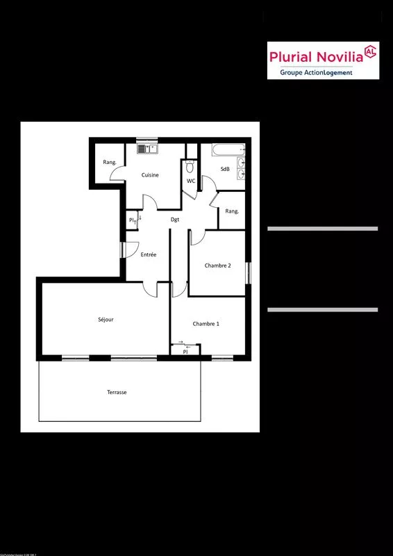  Achat appartement T4  78.00m²  à Reims  (51100)  - ER.11098 - Galerie 7 - Ouvrir l'image en pleine taille