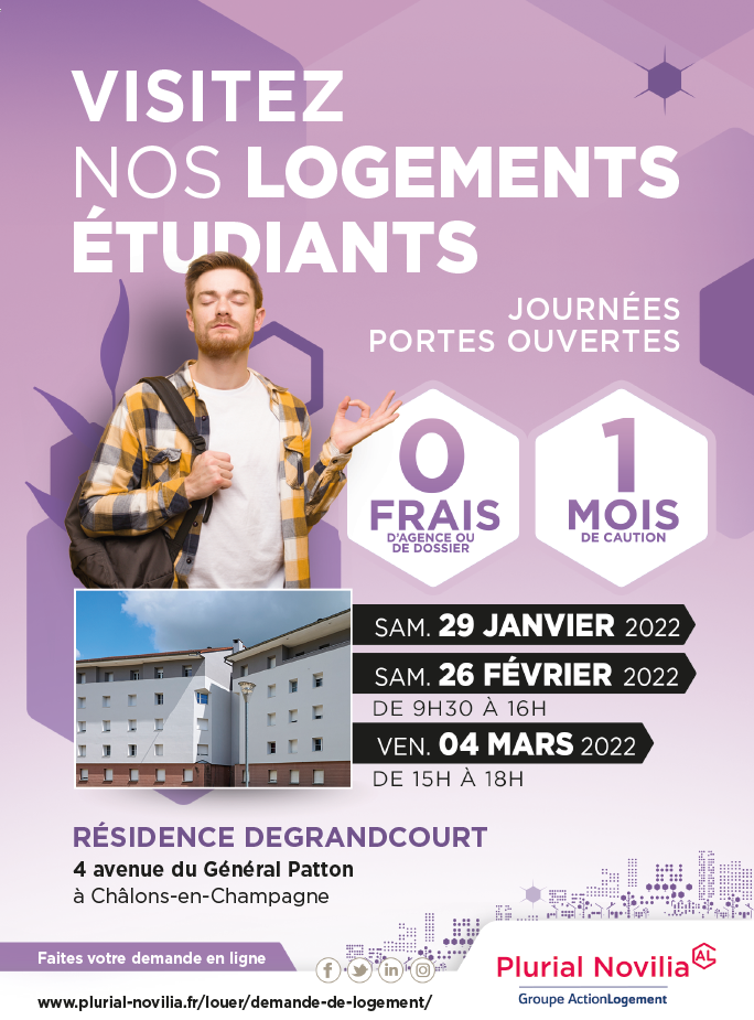 Portes ouvertes dans notre résidence étudiante de Châlons-en-Champagne !