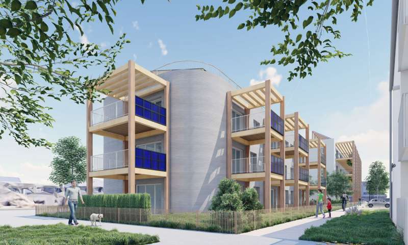 Plurial Novilia - ViliaSprint² : 12 logements collectifs à haute performance énergétique en impression 3D in situ